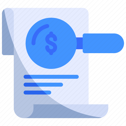 Finance, invoice, search icon - Download on Iconfinder