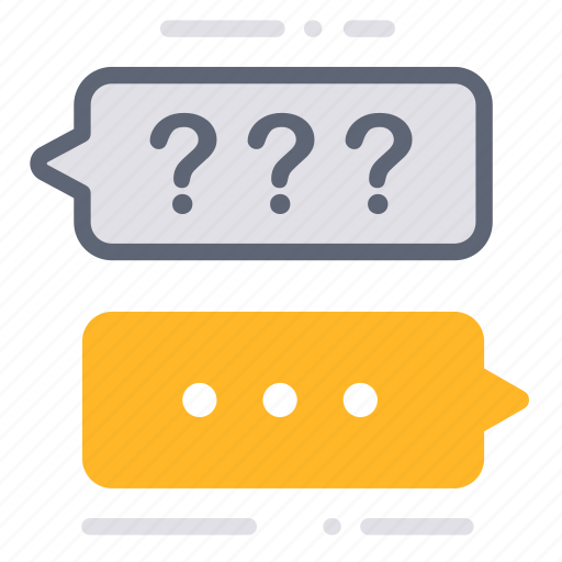 Answer, chat, help, problem, question, support, message icon - Download on Iconfinder