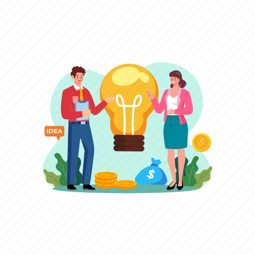 Business, coaching, leadership, education, innovation, training, teamwork illustration - Download on Iconfinder