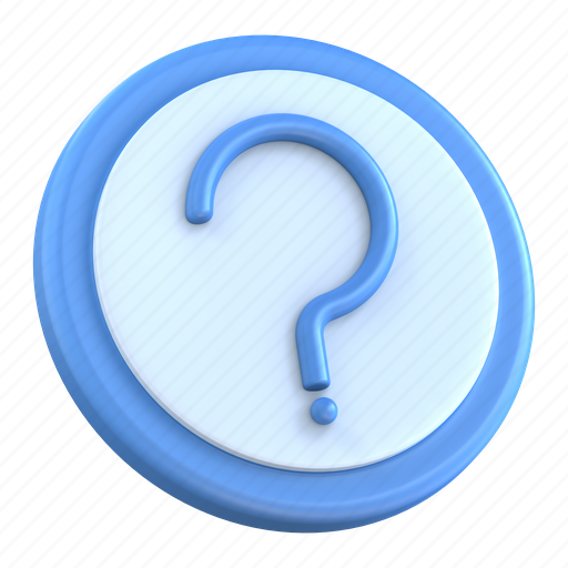 Question, help, faq, support 3D illustration - Download on Iconfinder