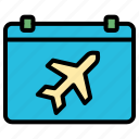 business, trip, airplane, date, flight, schedule, event
