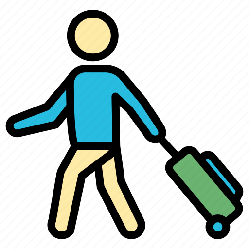 Business, trip, travel, people, suitcase, vacation, luggage icon - Download on Iconfinder