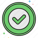 accepted, approved, checked, checkmark