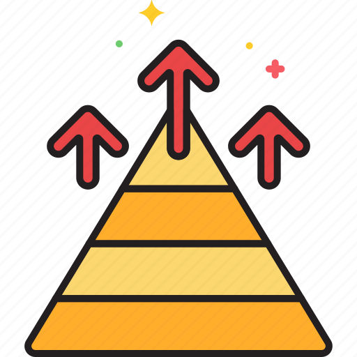 Chart, get on top, pyramid icon - Download on Iconfinder