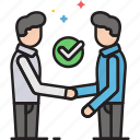 agreement, collaboration, cooperation, deal, handshake, introduction, partnership