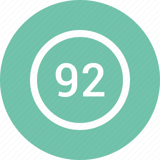 Chart, count, ninty two, number icon - Download on Iconfinder