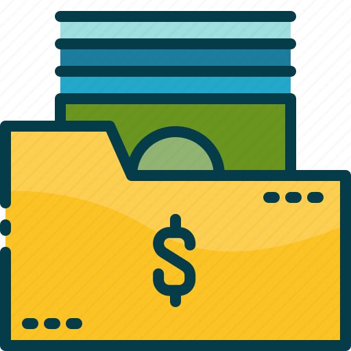 Banknote, document, dollar, finance, folder, management, money icon - Download on Iconfinder