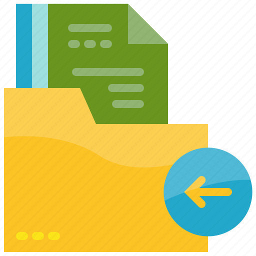 Arrow, data, database, direction, document, file type, paper icon - Download on Iconfinder