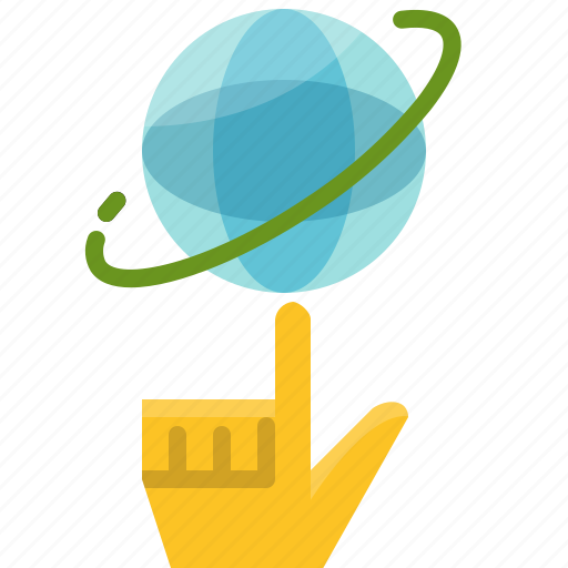 Click, control, earth, finger, global, globe, world icon - Download on Iconfinder