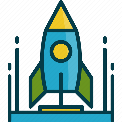 Business, lunch, marketing, project, rocket, spaceship, startup icon - Download on Iconfinder