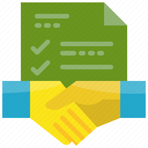 Benefit, business, condition, document, hand shaking, partner, sign icon - Download on Iconfinder