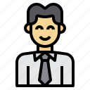 avatar, man, businessman, account, profile