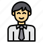 avatar, man, businessman, account, profile 