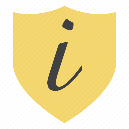 Info, information, secure, security, shield, help, safety icon - Download on Iconfinder