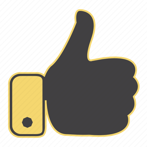 Hand, like, ok, thumbs up, yes, accept, gesture icon - Download on Iconfinder