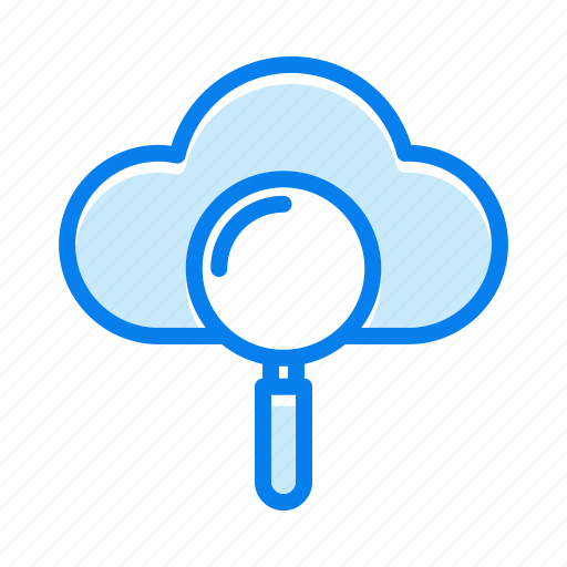 Cloud, search, see, view, forecast, magnifier icon - Download on Iconfinder