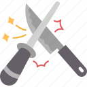 knife, sharpening, butcher, kitchen, tool