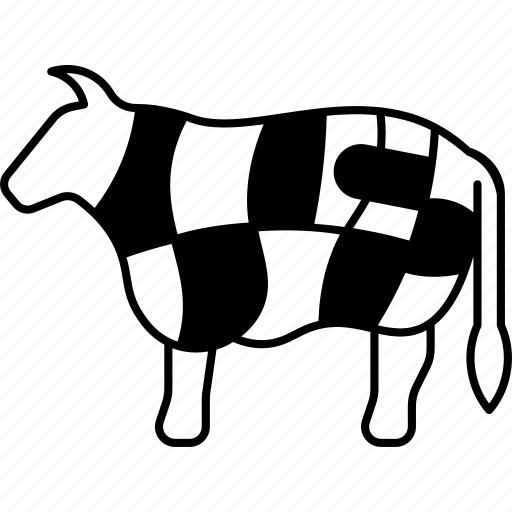 Beef, cut, part, diagram, butchery icon - Download on Iconfinder
