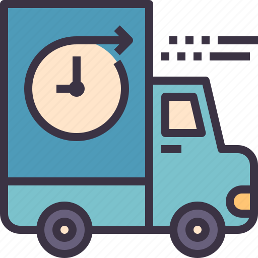 Delivery, truck, logistics, fast, transportation icon - Download on Iconfinder