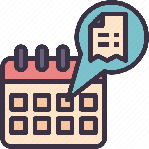 Due, date, appointment, meeting, calendar icon - Download on Iconfinder