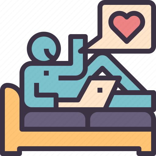 Home, shopping, addiction, love, happy, comfy icon - Download on Iconfinder