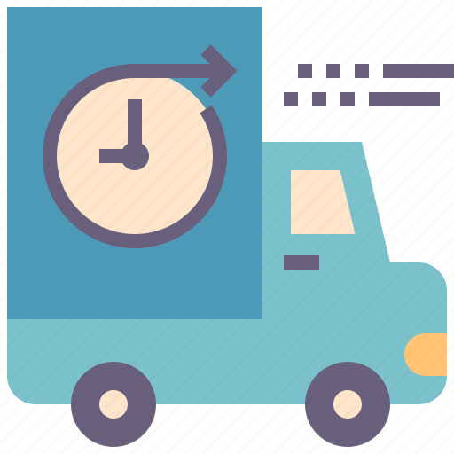 Delivery, truck, logistics, fast, transportation icon - Download on Iconfinder