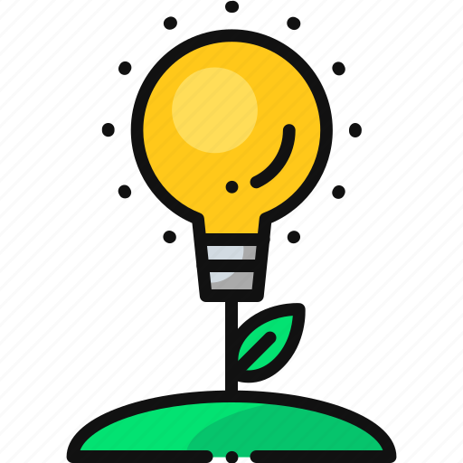 Bulb, eco friendly, electricity, environment, green, lamp, plant icon - Download on Iconfinder