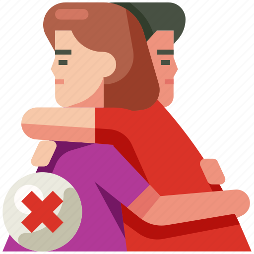 Coronavirus, covid 19, do not touch, hug, no hug, no touch, prevention icon - Download on Iconfinder
