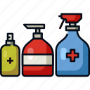 alcohol, cleaning, coronavirus, disinfectant, hygiene, hygiene items, soap