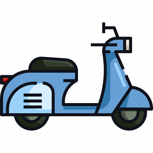 Bike, motorcycle, scooter, transport, transportation, travel, vehicle icon - Download on Iconfinder