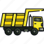 cargo, dump truck, logistics, transport, transportation, travel, truck 