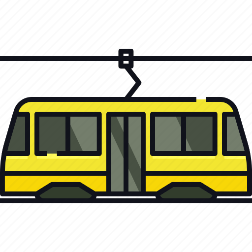 Railway, subway, tram, transport, transportation, travel, vehicle icon - Download on Iconfinder