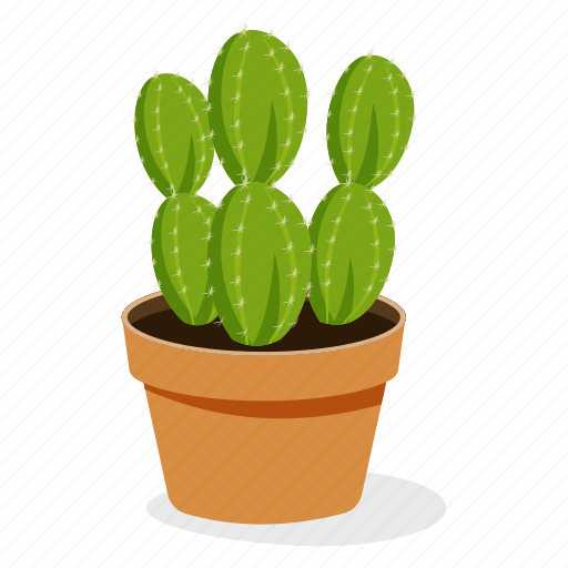 Ecology, houseplant decoration, indoor plant, opuntia plant, ornamental plant, potted plant icon - Download on Iconfinder