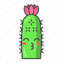 cactus, character, cute, emoji, hedgehog, kawaii, succulent