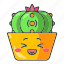 cactus, character, cute, emoji, kawaii, peyote, succulent 