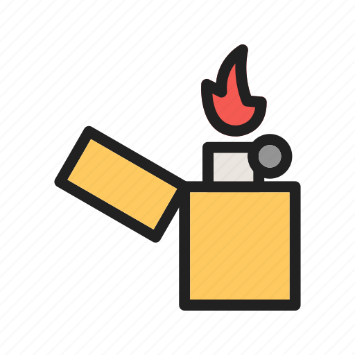 Bar, cafe, cigarette, flame, light, lighter, smoke icon - Download on Iconfinder