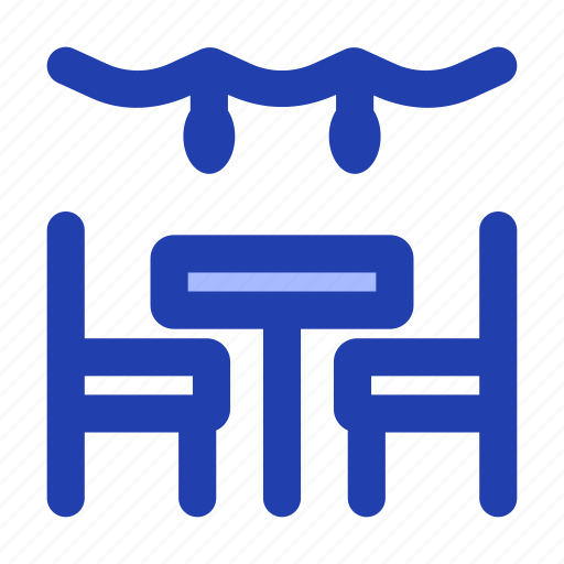 Rooftop, cafe, restaurant, chair icon - Download on Iconfinder
