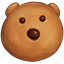 bear, bread 