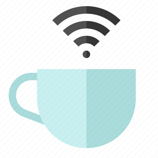 Cafe, coffee, cup, drinks, wifi icon - Download on Iconfinder