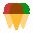 ice, cream, cone