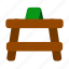 table, wood 