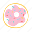 doughnut, donut, dessert, sweet, sprinkle 