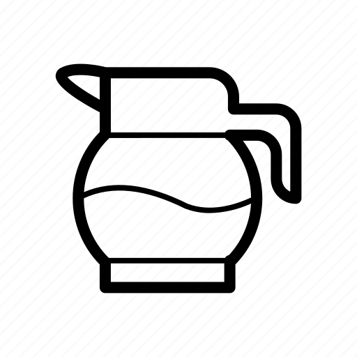 Cafe, caffeine, coffee, coffee kettle, drink, hot drink icon - Download on Iconfinder