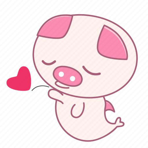 Caheo, fish, heart, kiss, love, pig icon - Download on Iconfinder