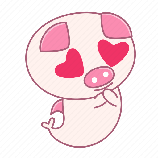 Caheo, fish, happy, heart, love, pig icon - Download on Iconfinder