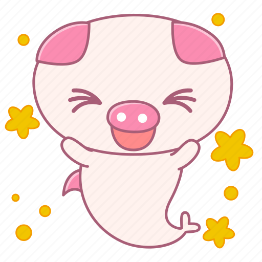 Caheo, celebrate, fish, happy, joy, pig icon - Download on Iconfinder