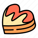 cake, pastry, food, sweet, dessert, love, bakery
