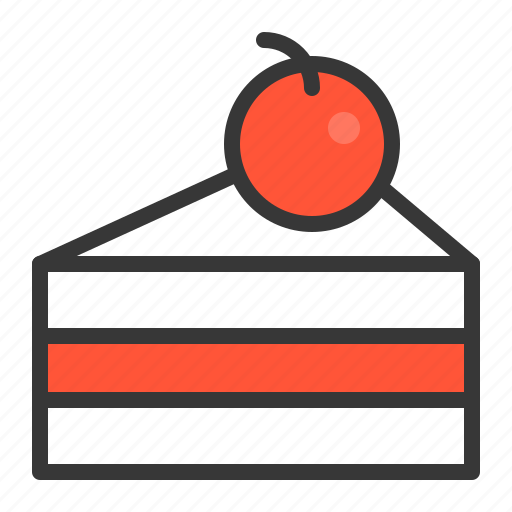 Bakery, cake, cherry cake, dessert, sweet icon - Download on Iconfinder