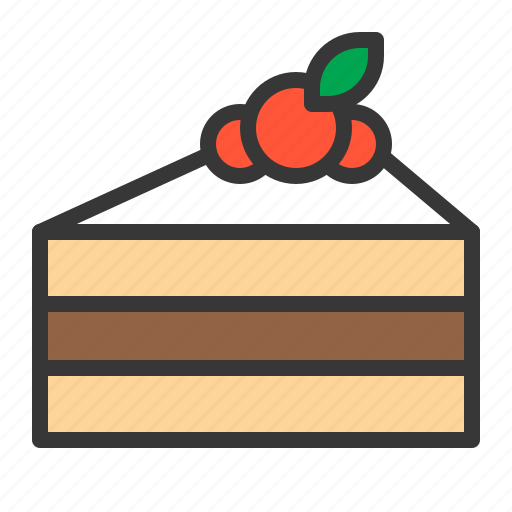 Bakery, cake, cherry cake, dessert, sweet icon - Download on Iconfinder