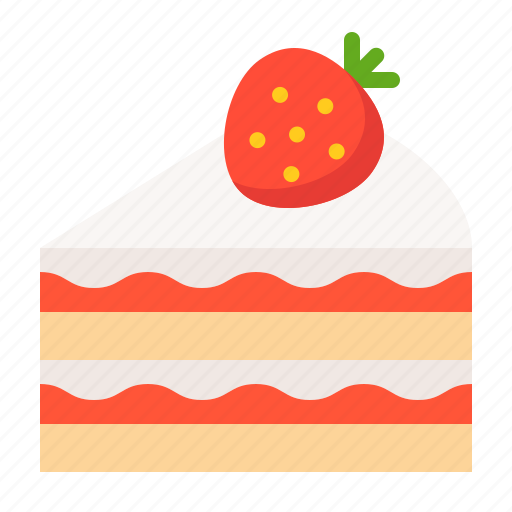 Bakery, cake, dessert, strawberry cake, sweet icon - Download on Iconfinder